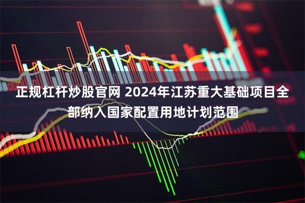 正规杠杆炒股官网 2024年江苏重大基础项目全部纳入国家配置用地计划范围