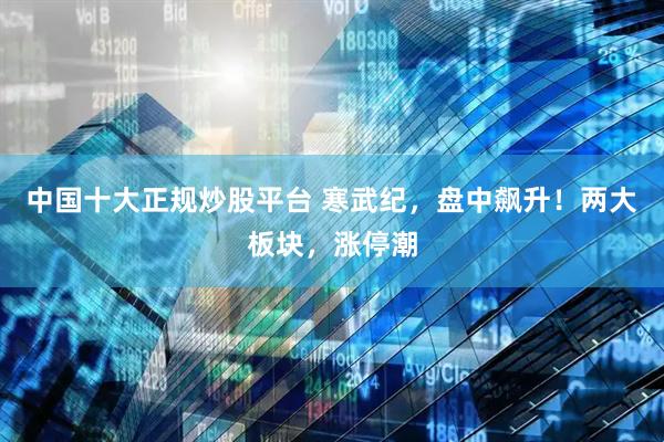 中国十大正规炒股平台 寒武纪，盘中飙升！两大板块，涨停潮